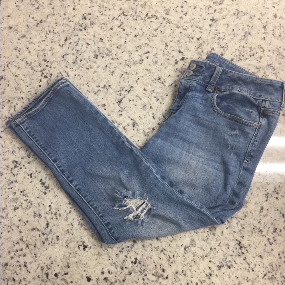 ‼️SOLD‼️American Eagle Artist Crop Jeans sz 10
